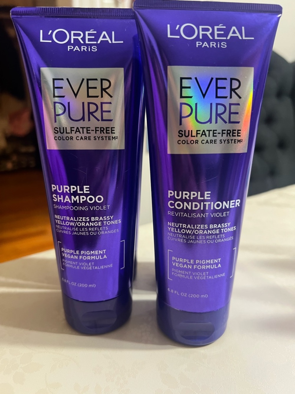 L'Oreal EverPure Purple Shampoo & Conditioner Duo - Violet Tubes